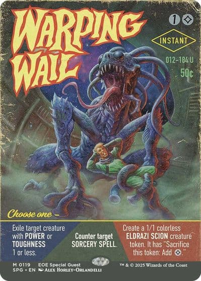 Warping Wail Showcase Special Guests Magic card