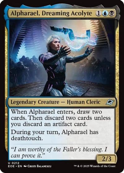 Alpharael Dreaming Acolyte Edge of Eternities Magic card