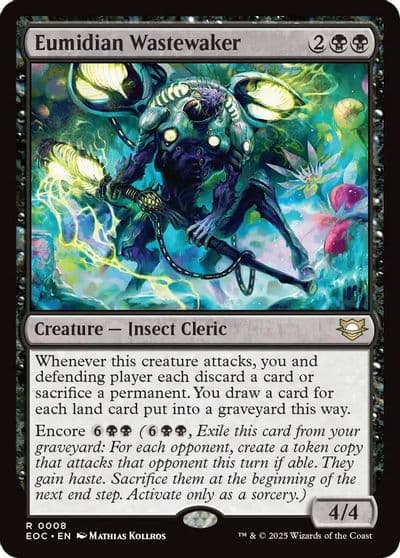 Eumidian Wastewaker Commander: Edge of Eternities Magic card