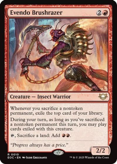 Evendo Brushrazer Commander: Edge of Eternities Magic card
