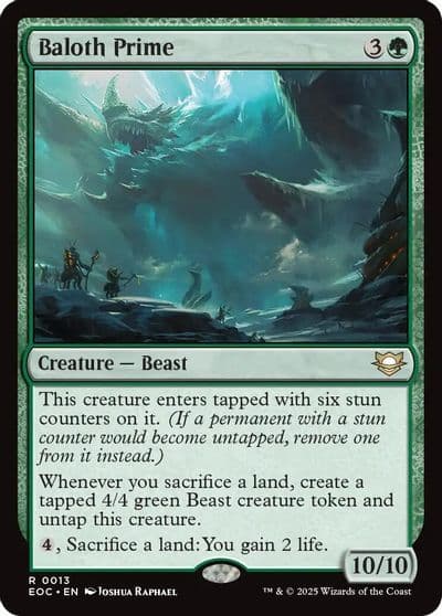 Baloth Prime Commander: Edge of Eternities Magic card