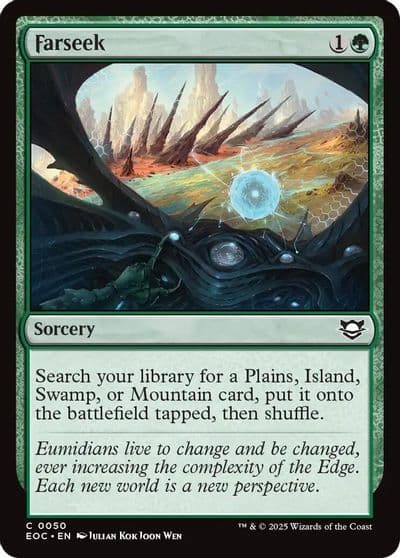 Farseek Commander: Edge of Eternities Magic card