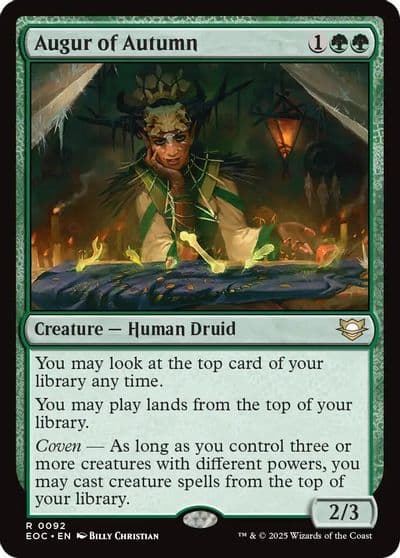 Augur of Autumn Commander: Edge of Eternities Magic card
