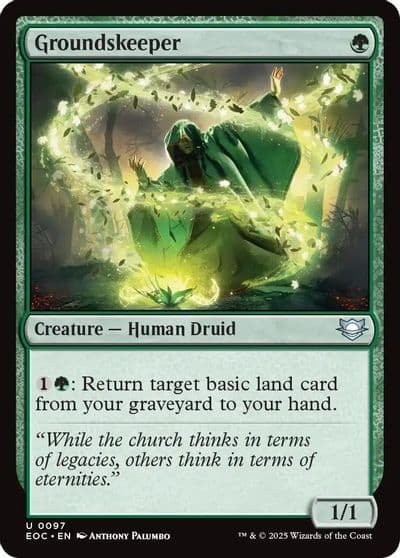 Groundskeeper Commander: Edge of Eternities Magic card