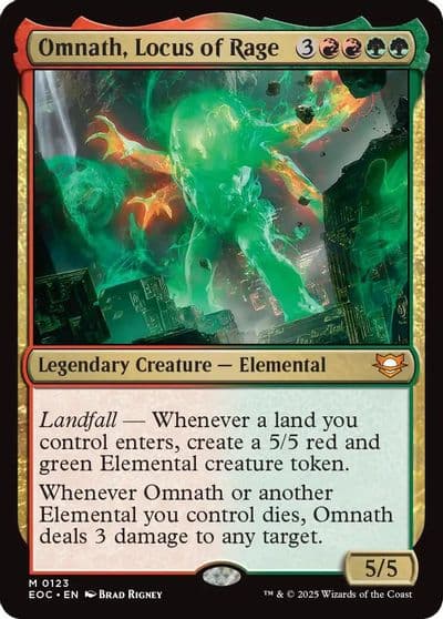 Omnath Locus of Rage Commander: Edge of Eternities Magic card