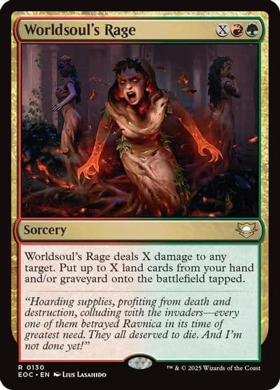 Worldsouls Rage Commander: Edge of Eternities Magic card