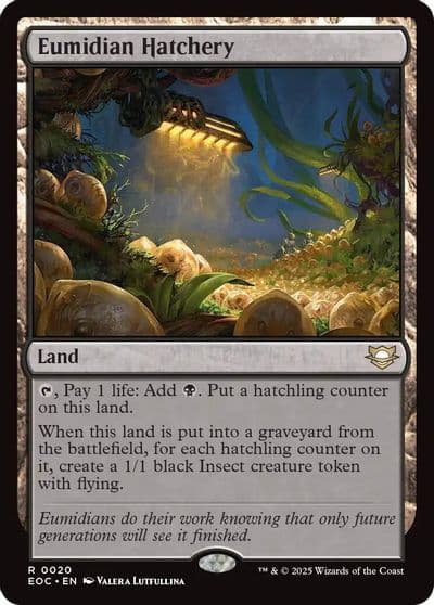 Eumidian Hatchery Commander: Edge of Eternities Magic card