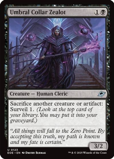 Umbral Collar Zealot Edge of Eternities Magic card