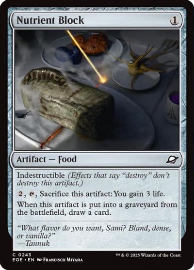 Nutrient Block Edge of Eternities Magic card
