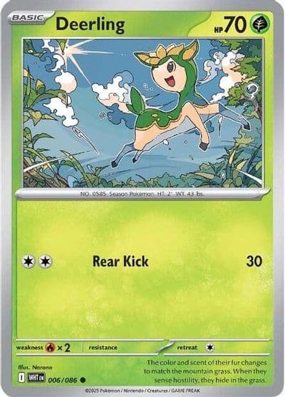 Deerling SV: White Flare Pokemon card