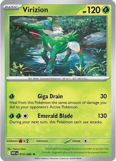 Virizion SV: White Flare Pokemon card