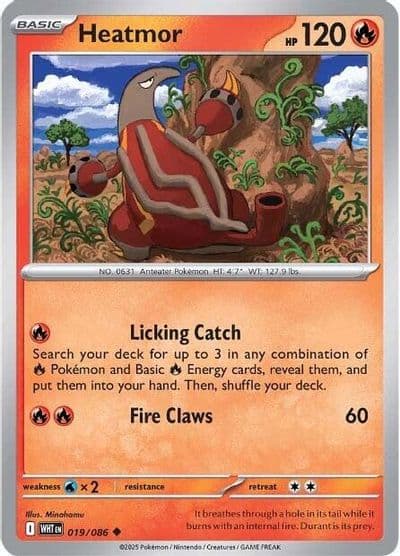 Heatmor SV: White Flare Pokemon card