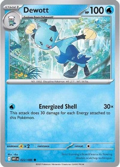Dewott SV: White Flare Pokemon card
