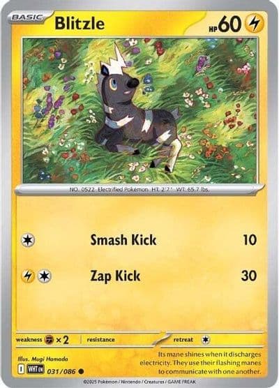 Blitzle SV: White Flare Pokemon card