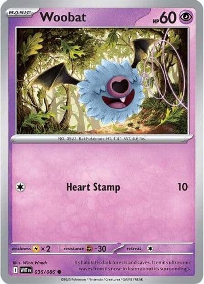 Woobat SV: White Flare Pokemon card