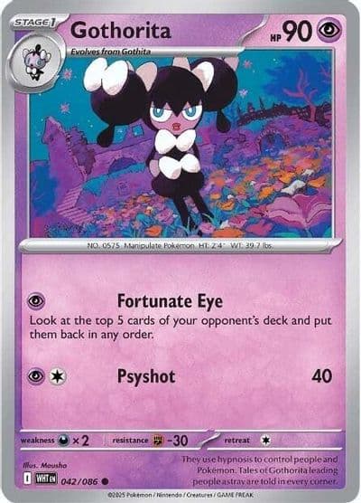 Gothorita SV: White Flare Pokemon card