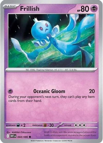 Frillish SV: White Flare Pokemon card