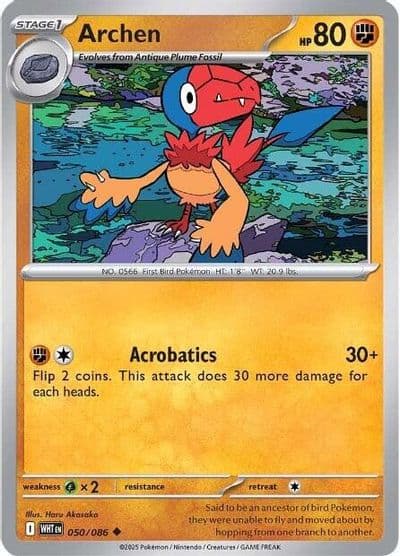 Archen SV: White Flare Pokemon card