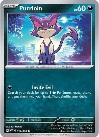 Purrloin SV: White Flare Pokemon card