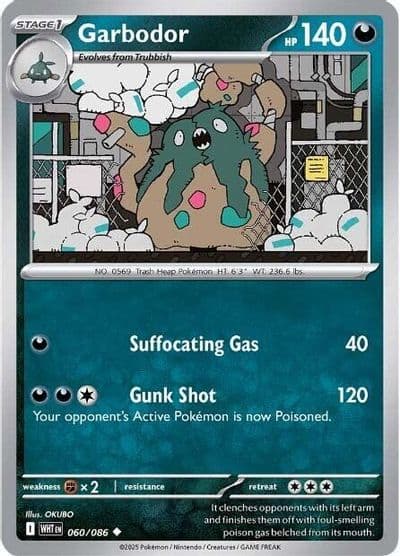 Garbodor SV: White Flare Pokemon card