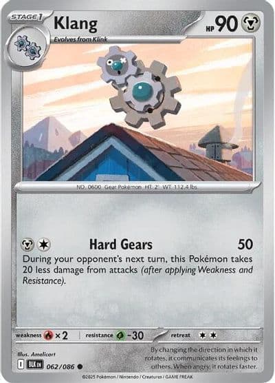 Klang SV: Black Bolt Pokemon card