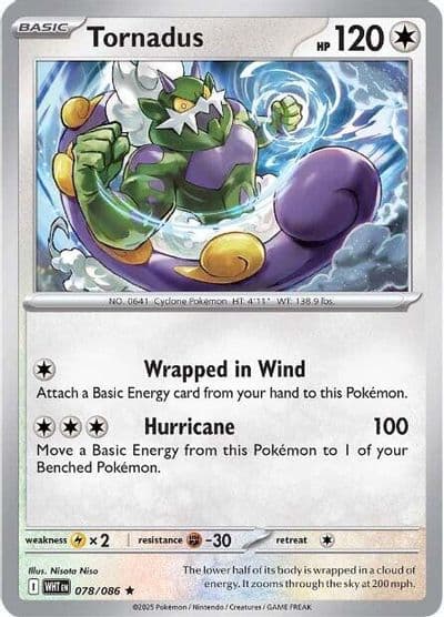 Tornadus SV: White Flare Pokemon card