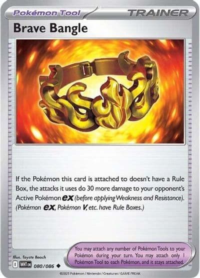Brave Bangle SV: White Flare Pokemon card