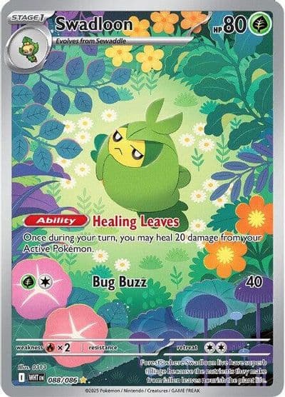 Swadloon SV: White Flare Pokemon card
