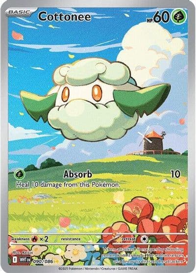 Cottonee SV: White Flare Pokemon card