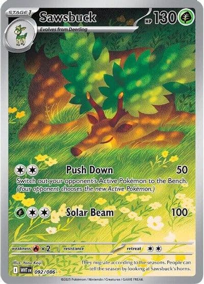 Sawsbuck SV: White Flare Pokemon card