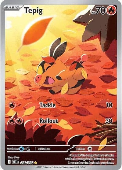 Tepig SV: White Flare Pokemon card