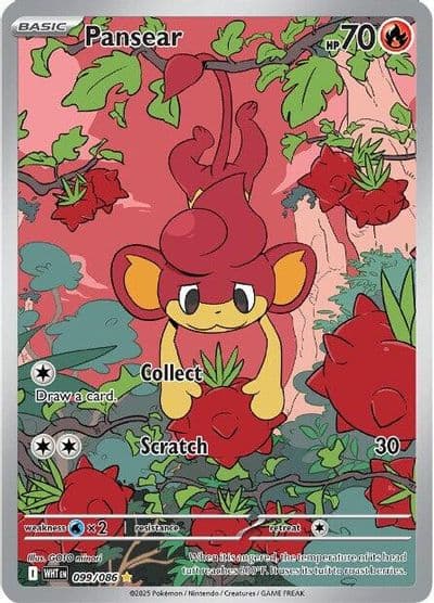 Pansear SV: White Flare Pokemon card