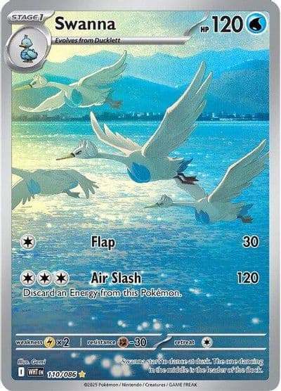 Swanna SV: White Flare Pokemon card