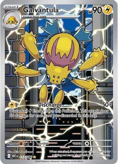 Galvantula SV: White Flare Pokemon card