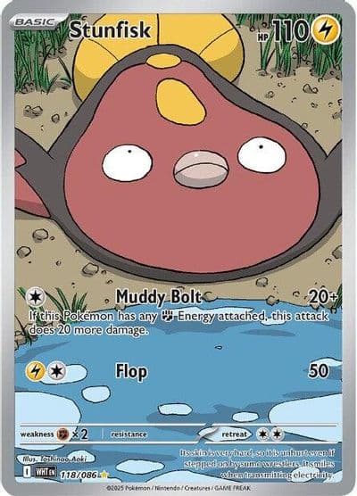 Stunfisk SV: White Flare Pokemon card