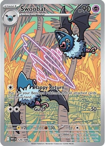 Swoobat SV: White Flare Pokemon card