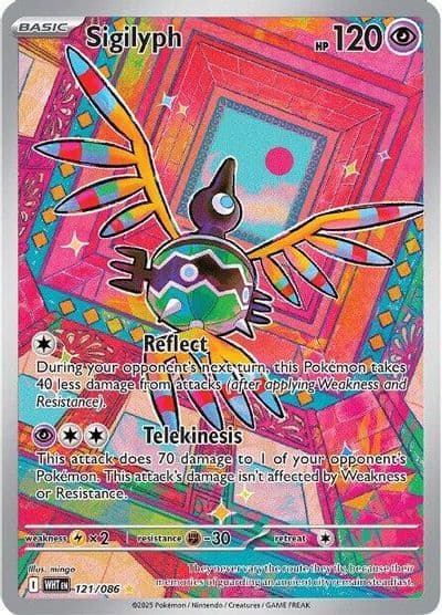 Sigilyph SV: White Flare Pokemon card