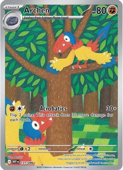 Archen SV: White Flare Pokemon card