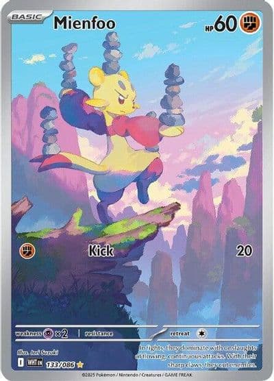 Mienfoo SV: White Flare Pokemon card