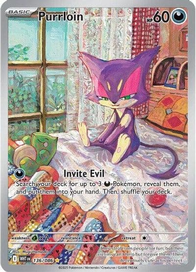 Purrloin SV: White Flare Pokemon card