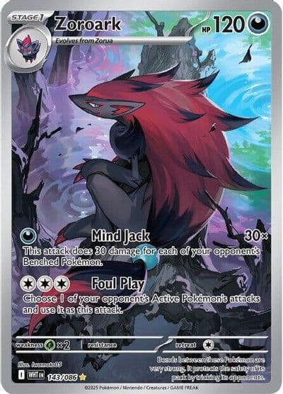 Zoroark SV: White Flare Pokemon card
