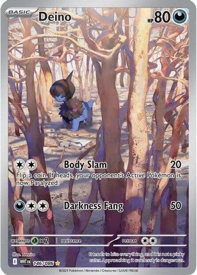 Deino SV: White Flare Pokemon card