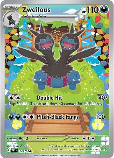 Zweilous SV: White Flare Pokemon card