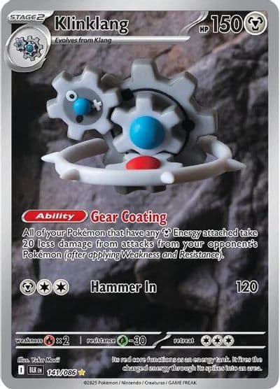 Klinklang SV: Black Bolt Pokemon card