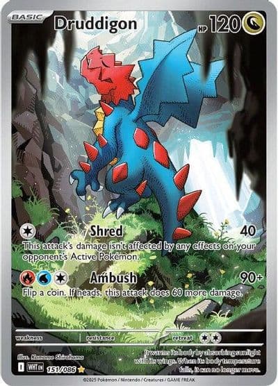 Druddigon SV: White Flare Pokemon card