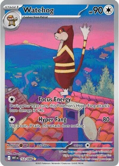 Watchog SV: White Flare Pokemon card
