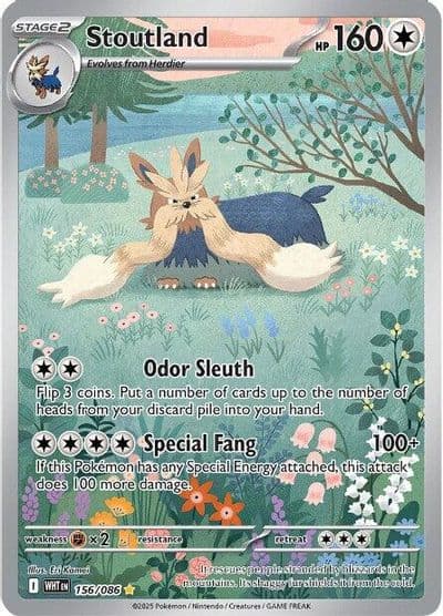 Stoutland SV: White Flare Pokemon card