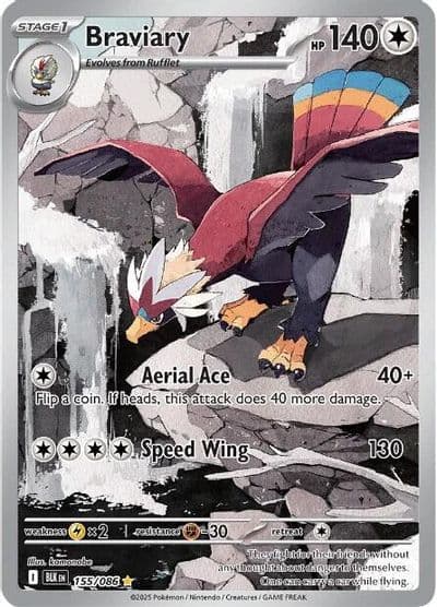 Braviary SV: Black Bolt Pokemon card