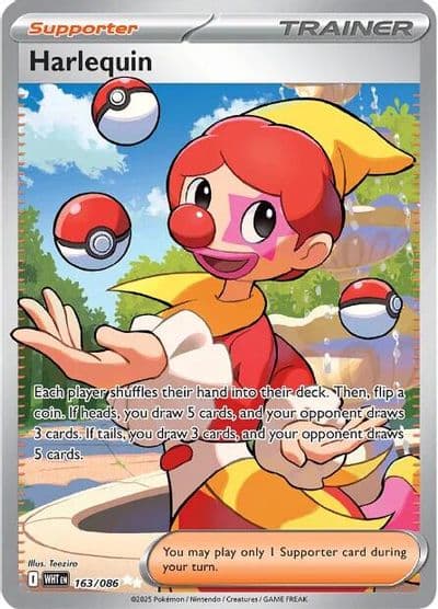 Harlequin SV: White Flare Pokemon card