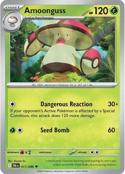 Amoonguss SV: Black Bolt Pokemon card